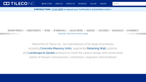 Tileco, Inc. - Concrete Masonry Units & Retaining Wall Systems