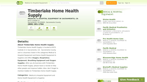 Timberlake - Oxygen & Respiratory Supplies