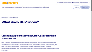 Time Matters - OEM Solutions