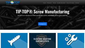 TIP-TOP Screw Manufacturing - Fasteners & Custom Fabrication