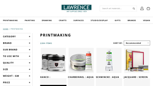 TN Lawrence - Printmaking Supplies