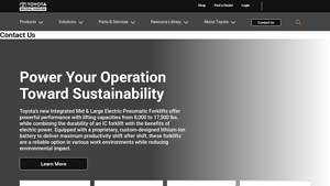 Toyota - Integrated Mid & Large Electric Pneumatic Forklifts
