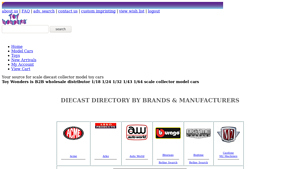Toy Wonders - Diecast Model Cars Directory