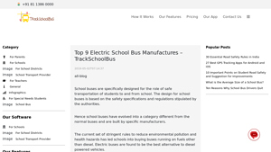 Blue Bird - Type C & D Electric Buses, IC Bus - ChargE Type C Electric School Bus