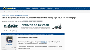 Husqvarna - Lawn Mowers & Garden Tractors