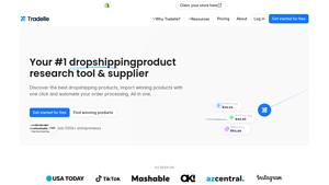 Tradelle - Dropshipping Product Research Tool
