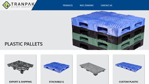 TranPak - Corona 48x40 Plastic Pallet