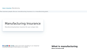 Travelers - Manufacturers Insurance Solutions