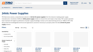 TRC Electronics - 24 Volt DC Power Supplies