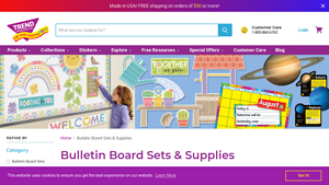 Trend Enterprises - Rainbow Garden Bulletin Board Set