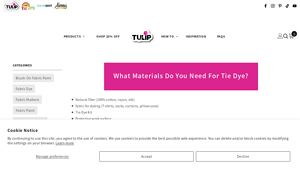 Tulip Color - Essential Tie-Dye Supplies