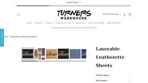 Turner's Warehouse - Durable Signage Sheets