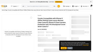 Fycyko - iPhone 11 Glitter Plating Case