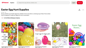 Pinterest - Easter Egg Hunt Supplies