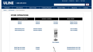 Uline - Store Fixtures & Displays