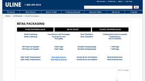 ULINE - Bulk Gift Bags & Packaging Solutions