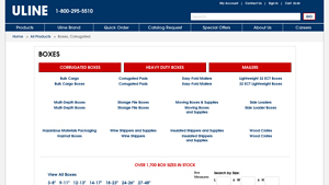 Uline - Heavy Duty Boxes
