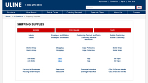 ULINE - Shipping Supplies & Packaging Solutions