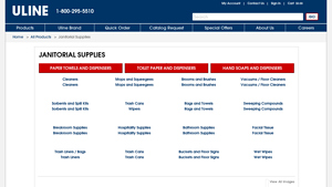 Uline - Janitorial Supplies