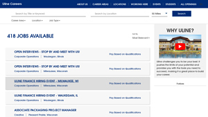 Uline - Career Opportunities