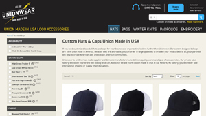 Union Wear - Custom Union-Made Caps