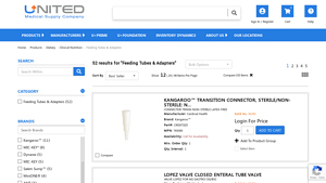 United Med Supply - Feeding Tubes & Adapters