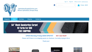 Upholstery Supply Online - Upholstery Supplies