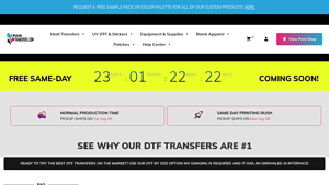 Upload Transfers - DTF Transfers