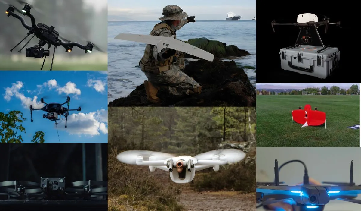 A stock image illustrating us drone manufacturers concepts