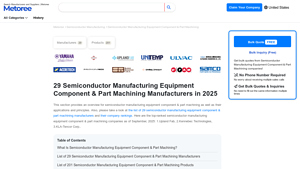 Upland Fab - Semiconductor Manufacturing Equipment
