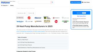 Heat Pump Manufacturers - Overview and Key Players