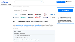 Fire Alarm Systems - Key Manufacturers