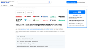 Metoree - Electric Vehicle Chargers