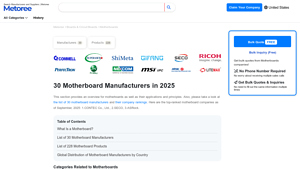Motherboard Manufacturers - Key Overview