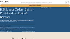 The Bar - Bulk Liquor Orders