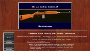 Inland Manufacturing - U.S. Caliber .30 Carbine