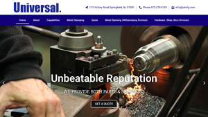 Universal Tool & Manufacturing - Precision Metal Stamping & Spinning