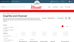 Utrecht Art - Graphite and Charcoal Supplies