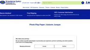 Photo Play Paper - Autumn Junque Collection