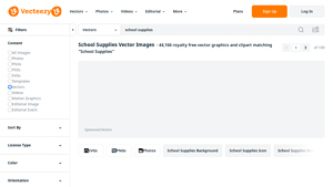 Vecteezy - School Supplies Vector Graphics