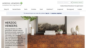Herzog Veneers - Fine Wood Veneers and LithoWood™