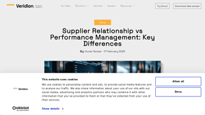 Veridion - Advanced Supplier Discovery Solutions