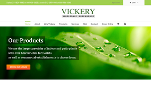 Vickery Wholesale Greenhouse - Indoor & Patio Plants