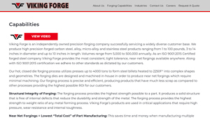 Viking Forge - Precision Forged Steel Products
