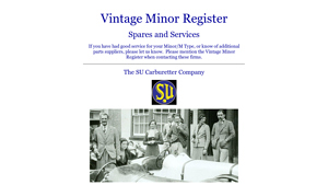 Vintage Minor - Parts & Services
