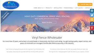 Vinyl Fence Wholesaler - Vinyl Fencing Products