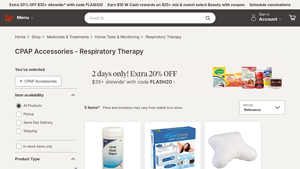 Carex - CPAP Mask Wipes Biodegradable Cleaner