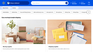 Walmart - Moving Supplies