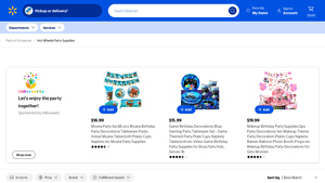 Walmart - Hot Wheels Party Supplies