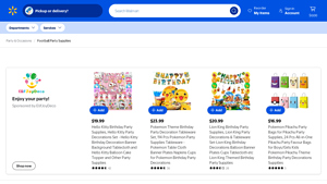 Walmart - Football Party Supplies Set